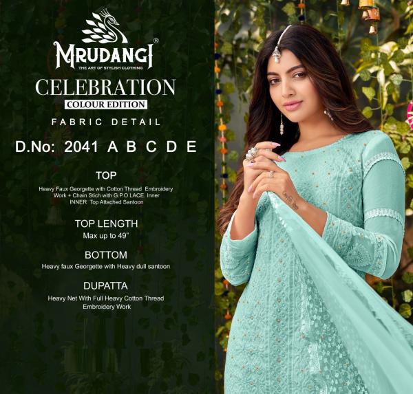 Mrudangi Celebration 2041 Colour Edition Designer Salwar Suit Collection